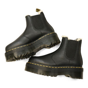 Dr Martens Faux fur Chelsea Boots Size 6 new